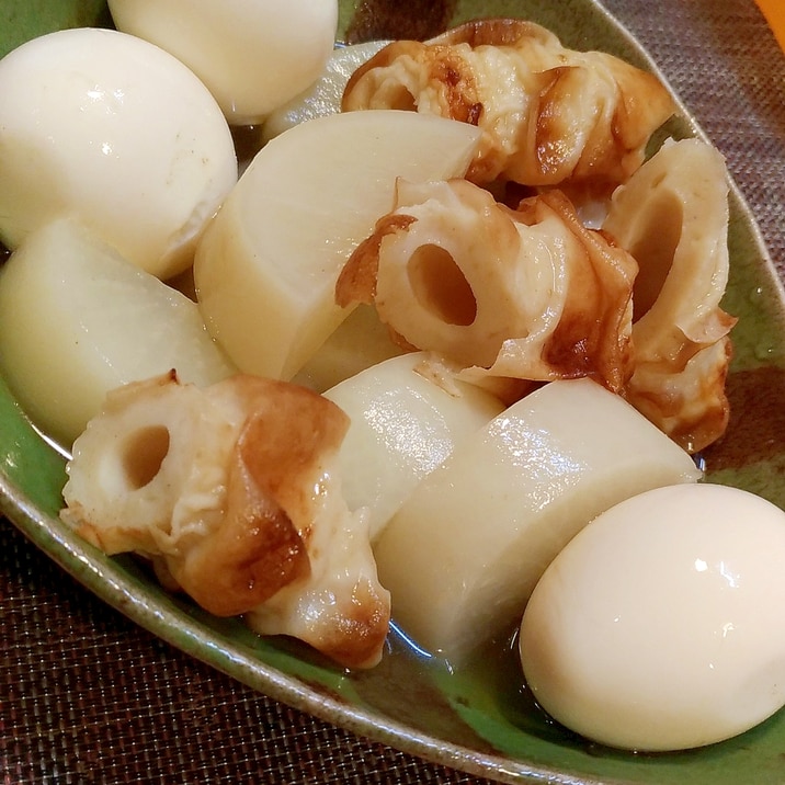 簡単 大根とちくわとたまごのおでん風煮 レシピ 作り方 By またたび 楽天レシピ